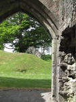 SX14666 View from gatehouse St Quentin's Castle, Llanblethian, Cowbridge.jpg